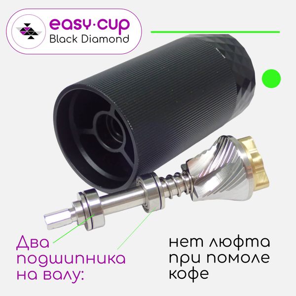 Кофемолка ручная Easy-Cup Black Diamond