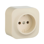 Розетка без заземления без шторок IP20 16А 250В слоновая кость Quteo Legrand