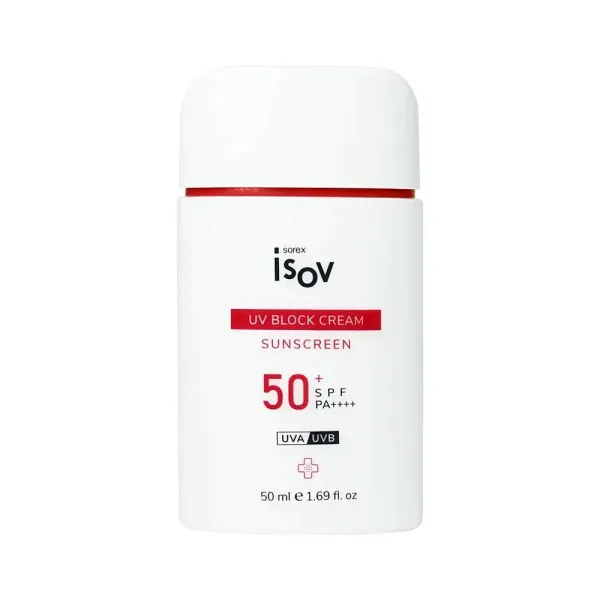 Солнцезащитный крем UV Block SPF 50, Isov Sorex, 50 мл