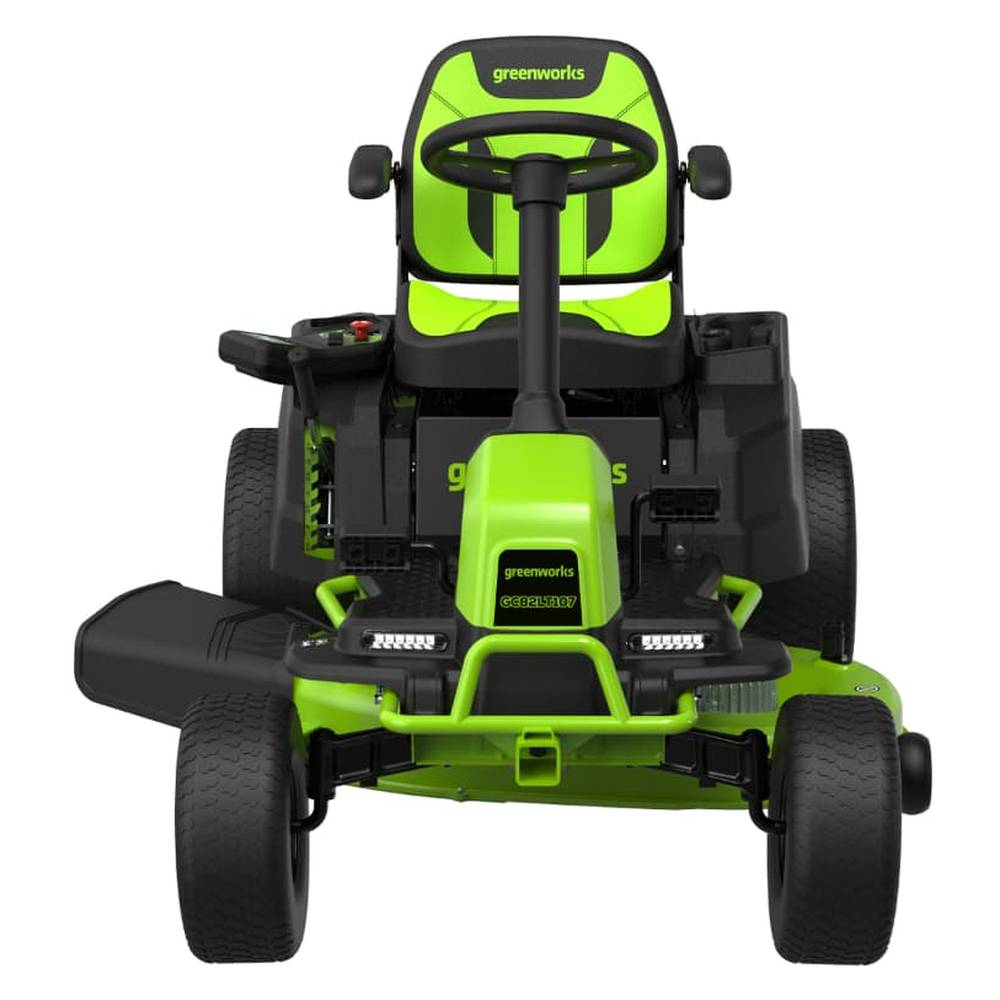 Трактор садовый аккумуляторный Greenworks GC82LT107, 82V, без АКБ и ЗУ (7404507)