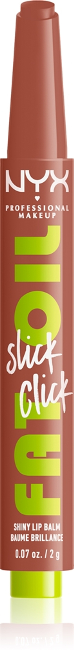 NYX Professional Makeup Fat Oil Slick Click - Тонирующий бальзам для губ оттенок Verified, 2 g