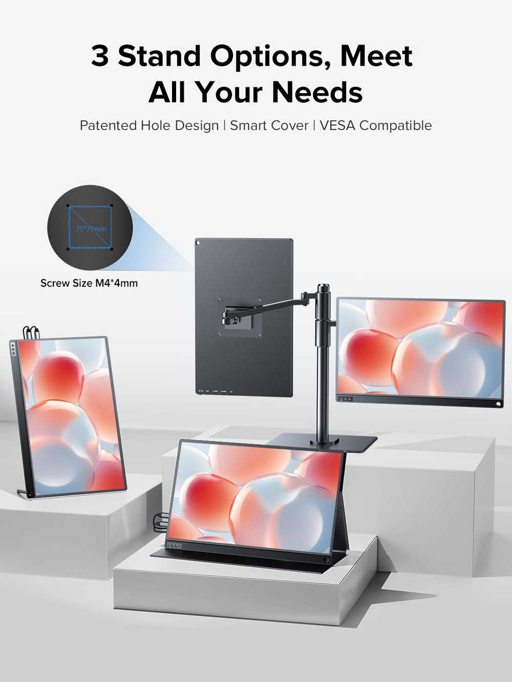 16.1" Портативный монитор UPERFECT Ucolor J4 FHD 1920x1080, 144 Гц, IPS