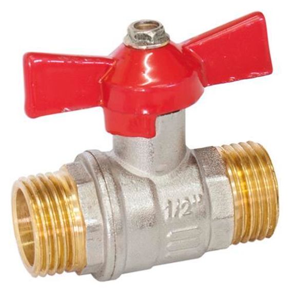 Кран шаровый I-TECH ММ Н-Н 1/2&quot; бабочка стандартнопроходной 24531