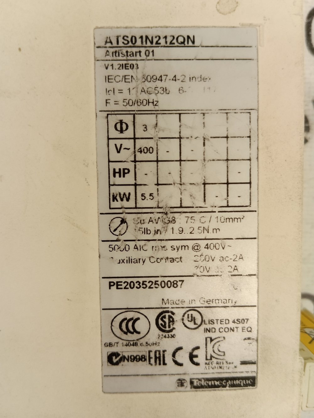 S.E. ATS01N212QN б/у