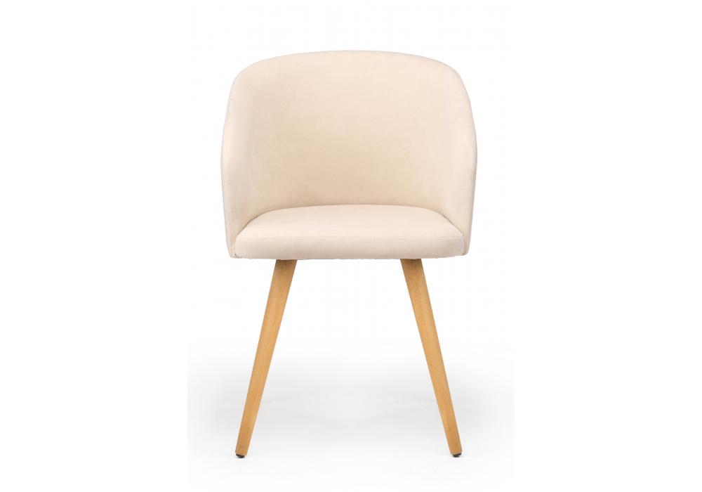 Стул деревянный Woodville Монер бежевый (glory 03), светлое дерево