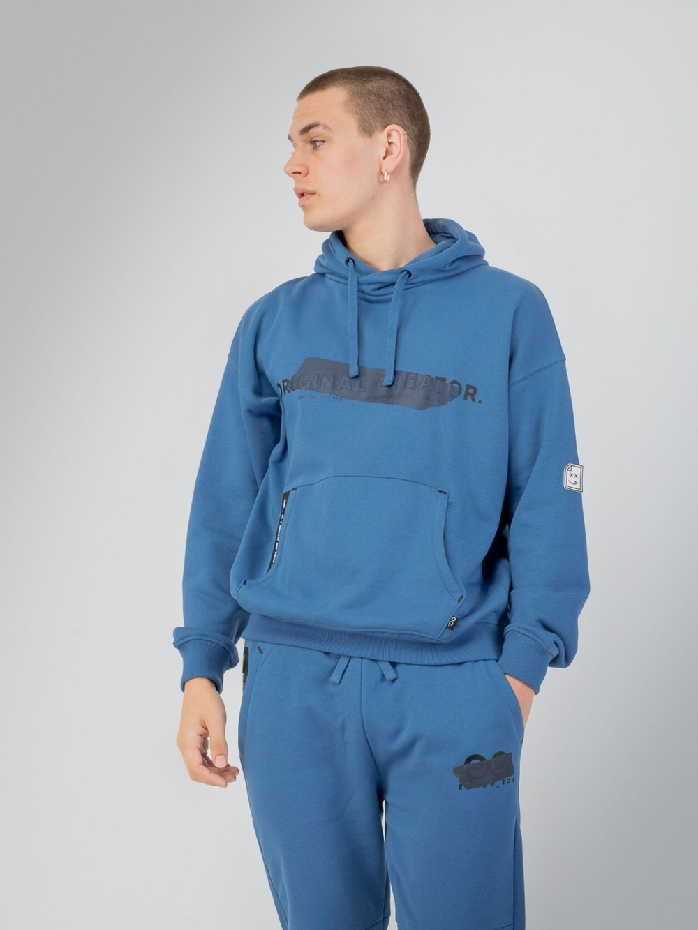Худи мужское ORIGINAL CREATOR ERROR_404 HOODIE, Синий