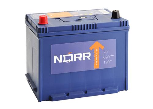 Аккумулятор 6СТ-70 VL, п.п., L+, NORR (JIS)