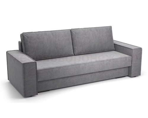 Диван-кровать ПРАГА ULTRA GREY серый (VIVALDI 7), 5 пакетов 2380х960х1020