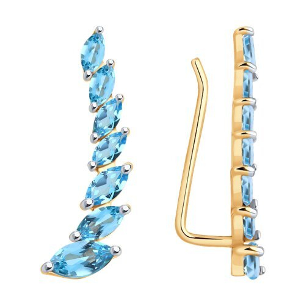 Серьги из золота 585 пробы