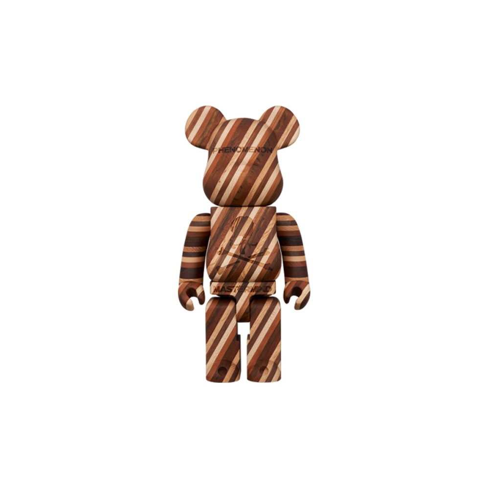 Дизайнерские игрушки BE@RBRICK 400% Karimoku MASTERMIND WORLD × PHENOMENON 28cm, BE@RBRICK-2311-0011