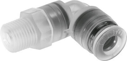 NPQP-L-R18-Q6-FD-P10 Угловой штуцер с цанговым зажимом и резьбой