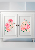 Трансфер для декупажа переводной рисунок для поверхностей пион 018