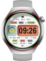 Смарт часы PARASMART Cyber 4PRO, серебристый