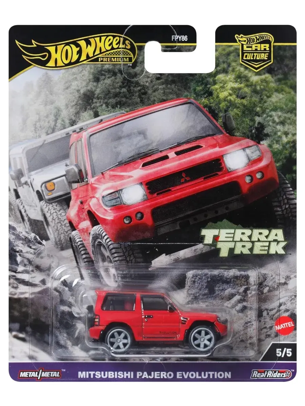 Машинка Хот Вилс Премиум Mitsubishi Pajero FPY86 HRV89