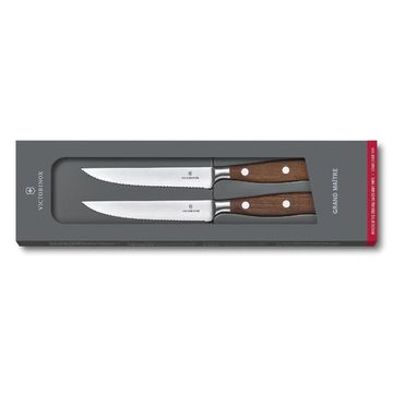 Кухонный нож Victorinox Мод. WOOD STEAK SET #5.1120.2G (14см)(2шт)