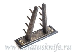 Стойка кастомная из дуба для 4 ножейфотография - 3