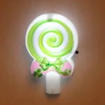 Ночник-светильник «Леденец» 9*5,5см микс 4 цвета 4LED 230V