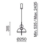 Подвесной светильник Maytoni MOD185PL-L11B3K1