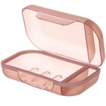 Мыльница закрытая Ария коричневая HM9017