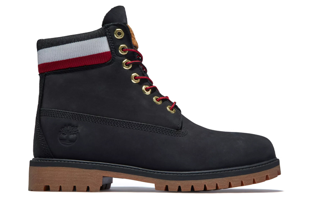Timberland 6 Inch Heritage Black Red