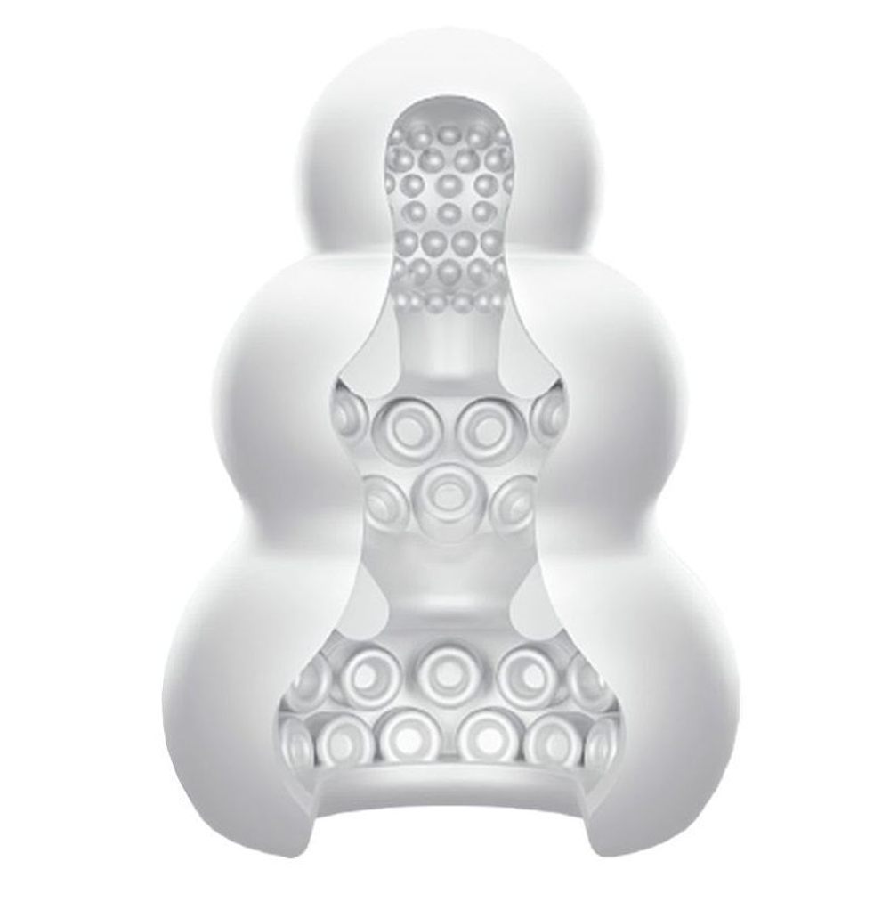 Компактный мастурбатор Pucchi Octopus (Цвет: белый)