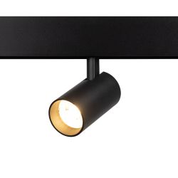 Магнитный трековый светильник ЭРА TRM20-6-7W3K BK светодиодный 7Вт 3000К черный для системы NOVA