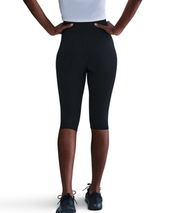 Женские леггинсы Nike One Upper Calf Length Tight - black/white