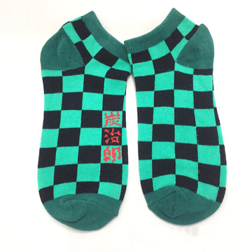 Носки "Клинок, рассекающий демонов - Танджиро" (цвета хаори)