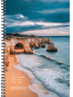 Тетрадь А4 96л. клетка "Песчаное побережье" на гребне, мелов.облистер (Проф-Пресс)