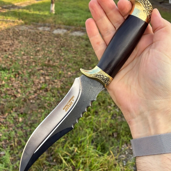 Нож охотничий хищник ковка кизлярский