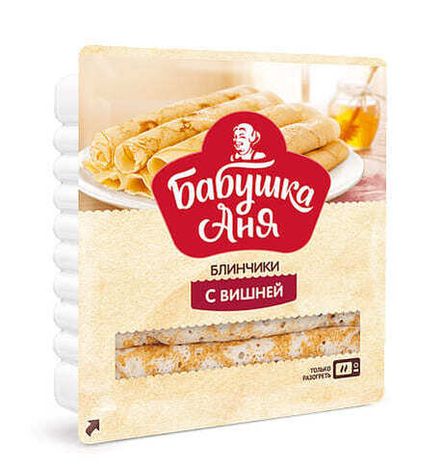 Блинчики с вишней "Бабушка Аня" 360г. Санта Бремор