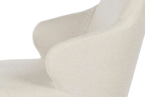 Кресло Malva с высокой спинкой, бежево-серое