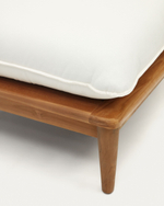 Portitxol Модульное угловое кресло из массива тикового дерева