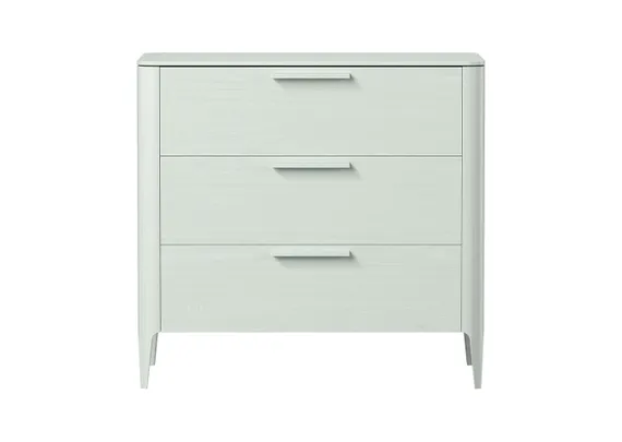 Комод Type oak 3 ящика ширина 90 см (белый)