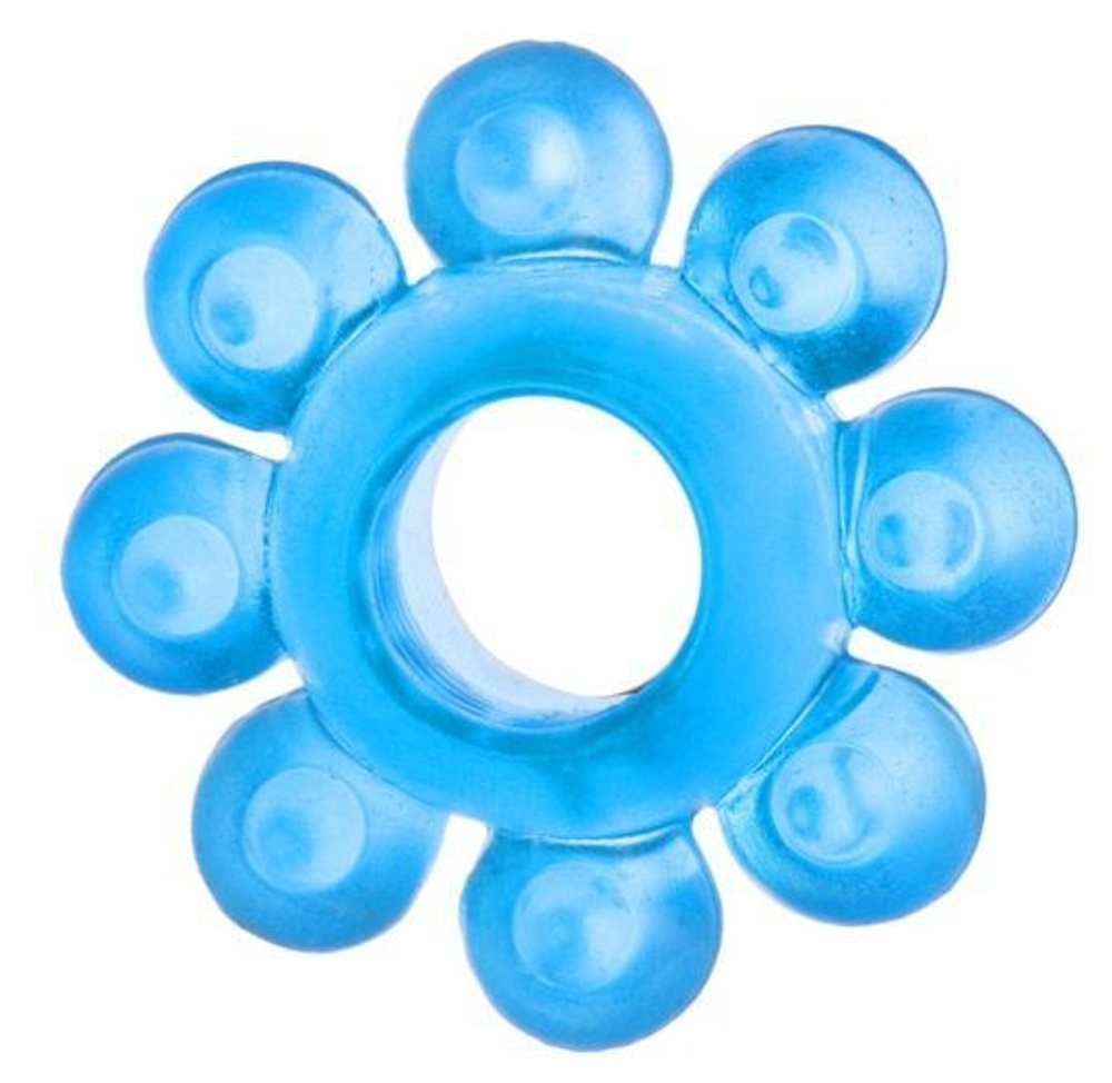 Голубая гелевая насадка-цветок