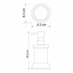 Donau K-2499 Дозатор для жидкого мыла, 170 ml