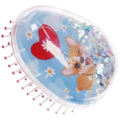 Расческа массажная детская «ТРАТТИ БУМ», Корги Руперт, 6*9 см