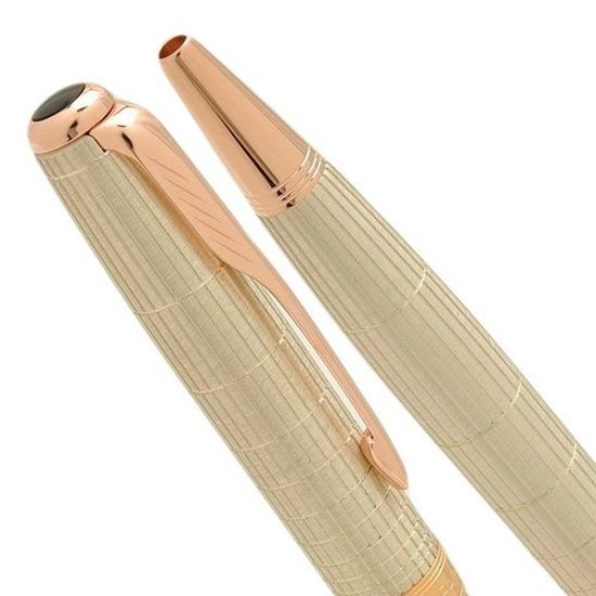 Шариковая ручка Parker Sonnet Slim K435 VERY PREMIUM Feminine (серебро 925 пробы, 12.84), цвет: Silver PGT, стержень: Mblack, 1859495