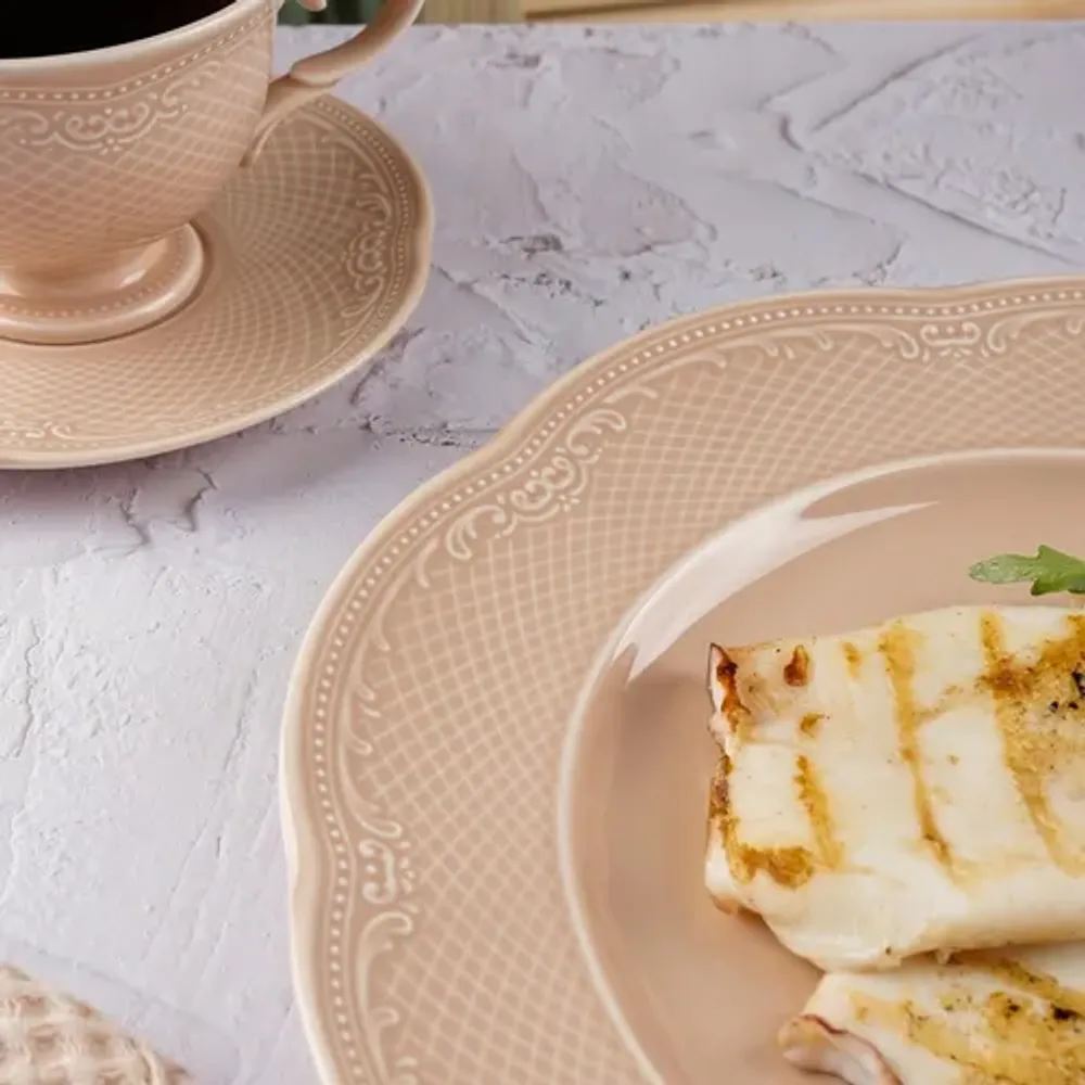 Тарелка d 27 см h3,2 см Aristocrat Peach Tea Noble [6]