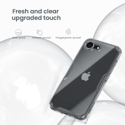 Прозрачный усиленный чехол от Nillkin для iPhone 16e, серия Nature TPU Pro Case