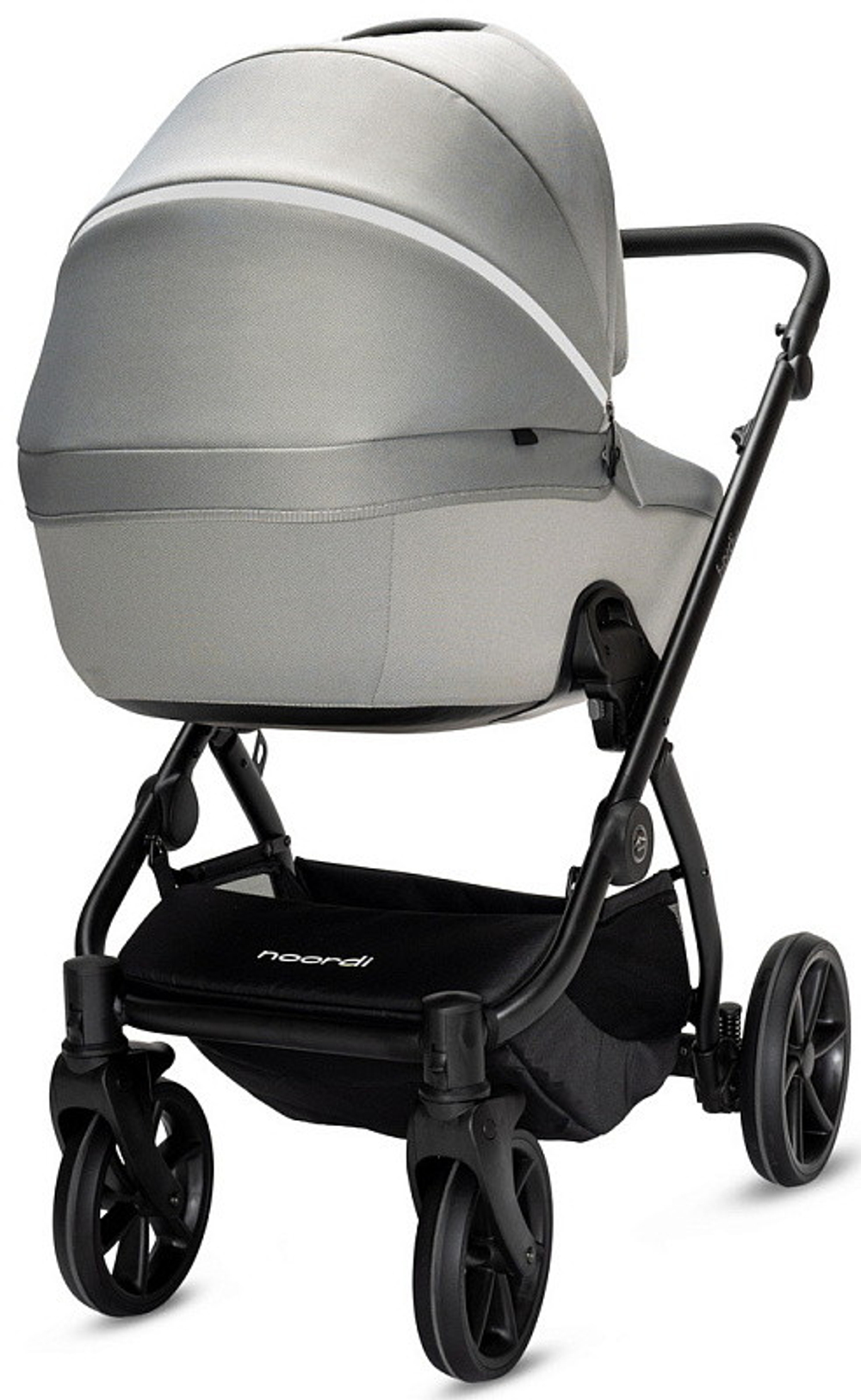 Детская коляска Noordi Fjordi V2 4 в 1 с автокреслом Terra Black и базой 1462814 Grey