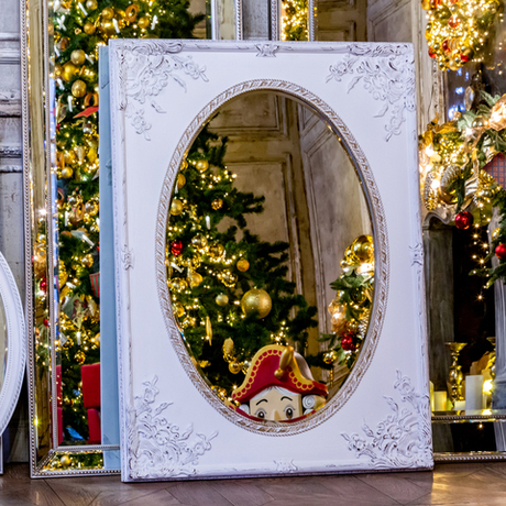 Зеркало настенное Объект мечты Зазеркалье Орели вайт OM-21052619