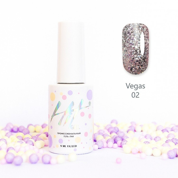Гель-лак ТМ &quot;HIT gel&quot; №02 Vegas, 9 мл