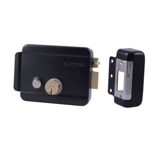 Замок электромеханический VE042BL L (черный)