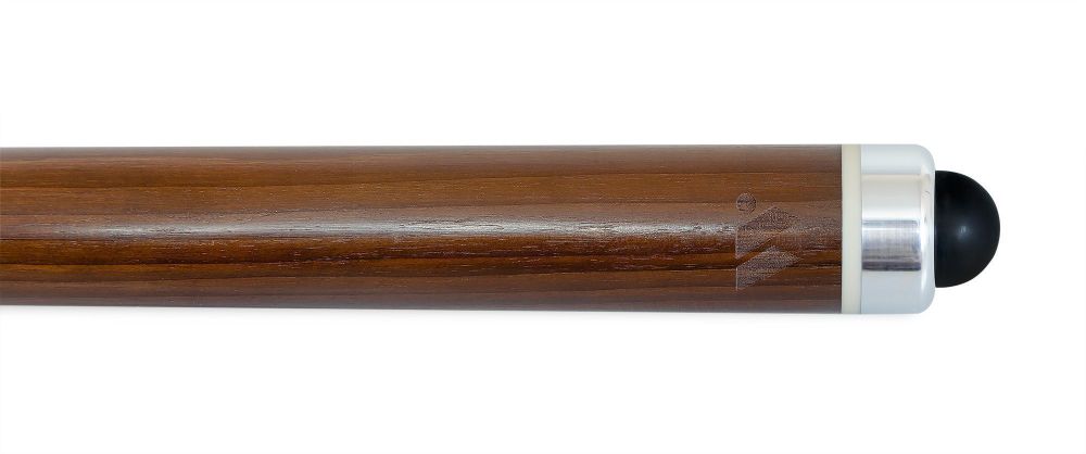 Цельный бильярдный кий для русской пирамиды Weekend "Классика" (коричневый граб, граб) 12 запилов