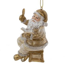 GAEM Фигурка декоративная подвесная "Дед Мороз", L4,5 W5,5 H9,5 см
