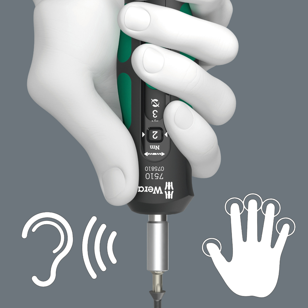 Динамометрическая отвёртка 7510 Kraftform Safe-Torque Speed 1—3 Н·м Wera 05075810001