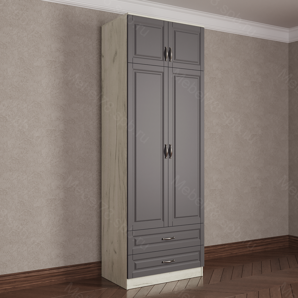 Шкаф распашной с антресолью 2/4