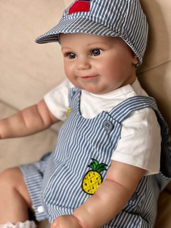 Кукла Реборн мягконабивная 60см в пакете (FA-003A)