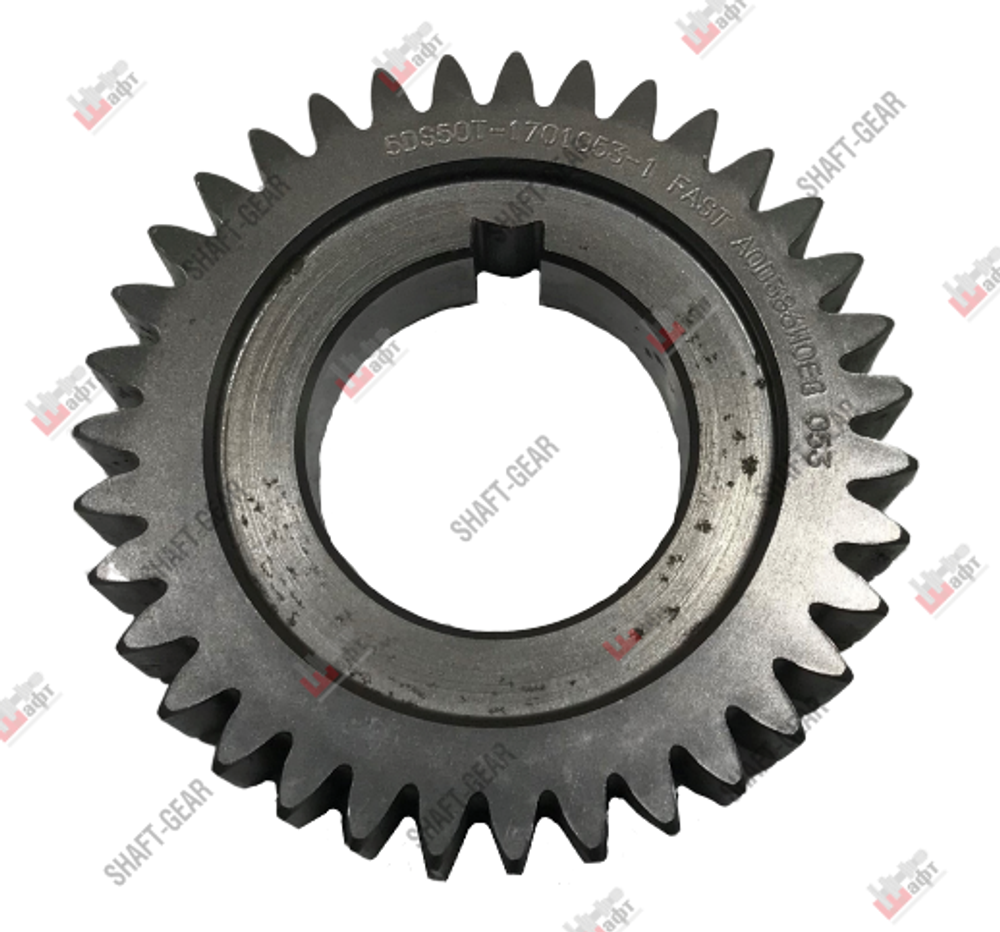 5DS50T-1701053-1 - Шестерня 2 передачи промежуточного вала на КПП